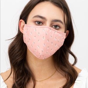 Reusable Adjustable Face Mask 6pk Pink